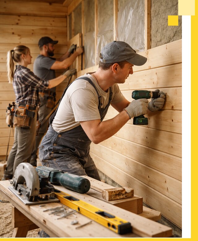 Обшивка бань под ключ в Сарапуле: отделка стен и потолков