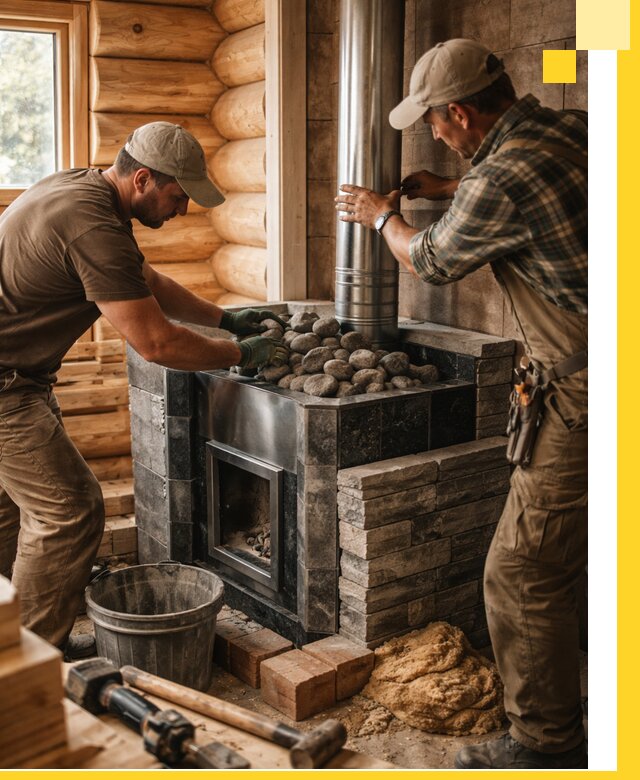 Строительство и отделка русских бань под ключ в Сарапуле