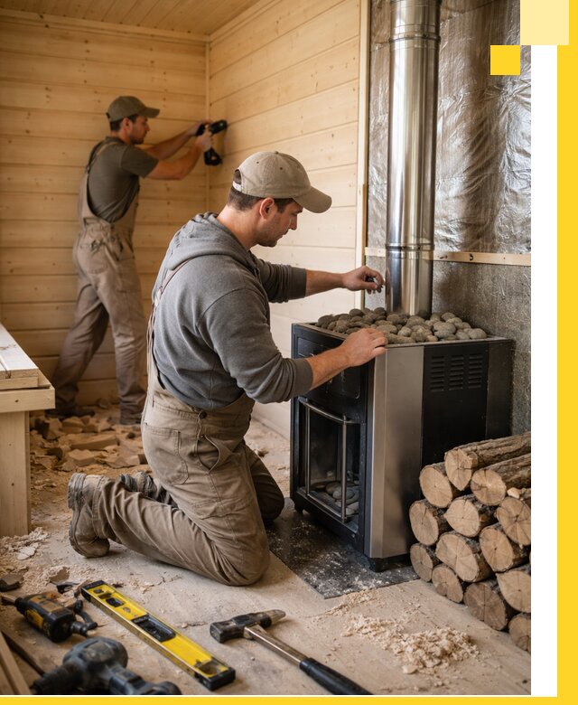 Строительство деревянных бань под ключ в Сарапуле проекты и монтаж