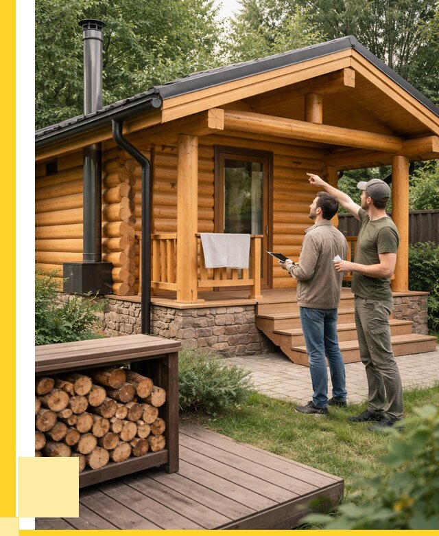 Бани для дачи под ключ в Сарапуле от 258100 р. | ЭриданСрл