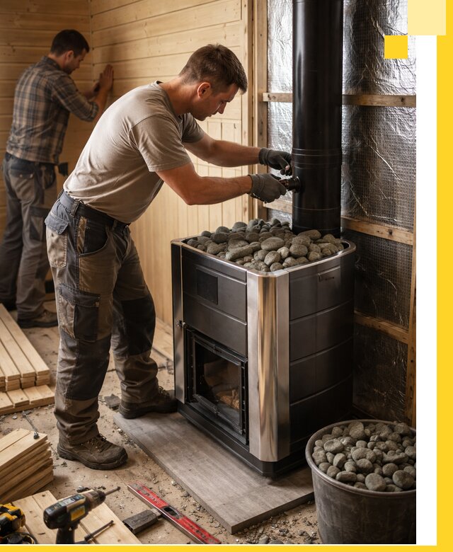 Проектирование и строительство парилок для бани в Сарапуле под ключ