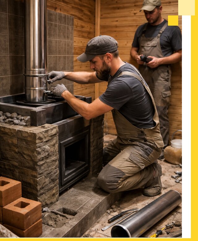 Изготовление и установка банных печей под ключ в Сарапуле