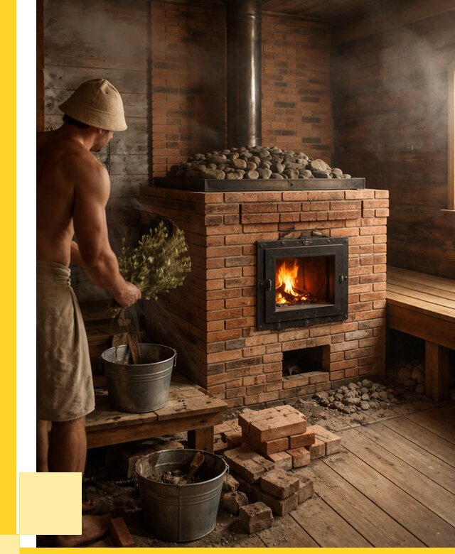Кирпичные банные печи в Сарапуле от 92916 р. | ЭриданСрл