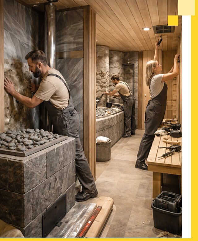 Строительство бань и SPA процедур в Сарапуле под ключ и отделкой