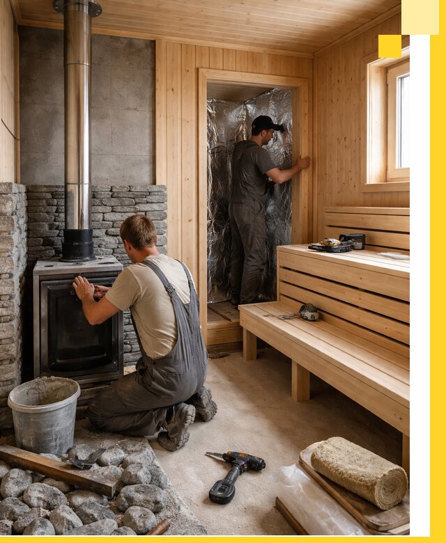 Строительство и изготовление бань под ключ в Сарапуле