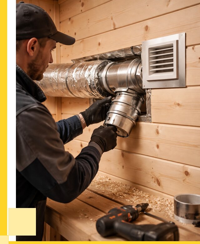 Монтаж вентиляции бани в Сарапуле от 12389 р. | ЭриданСрл