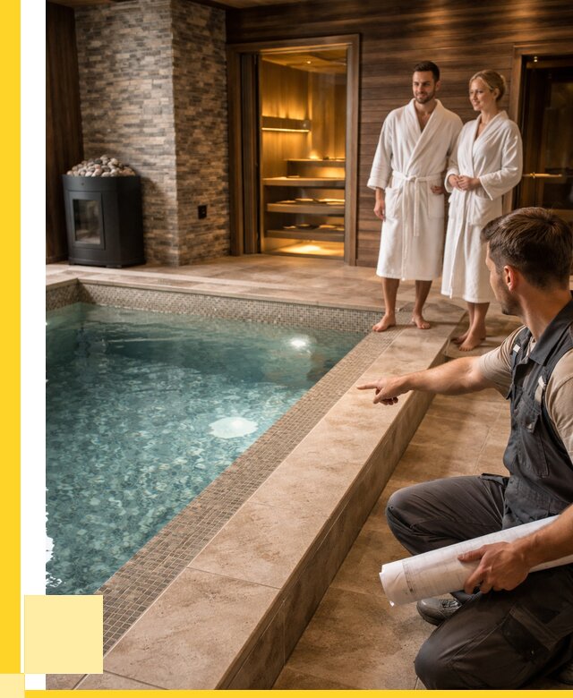 Проект бани с бассейном под ключ в Сарапуле от 67106 р. | ЭриданСрл