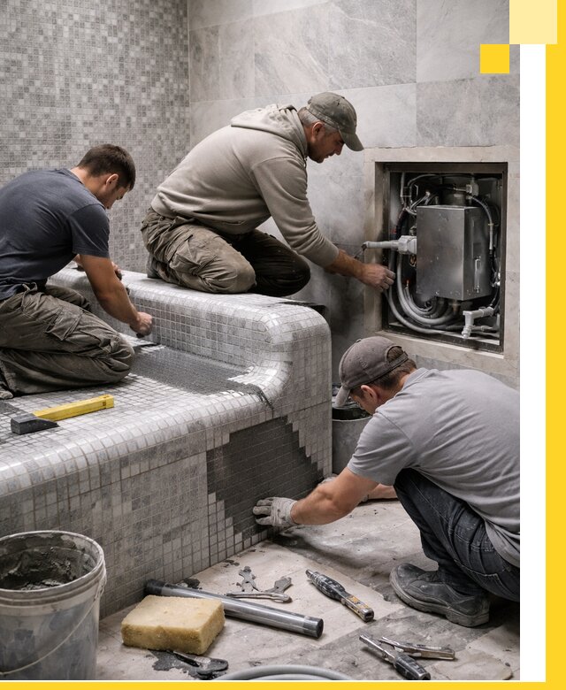 Проекты хамамов под ключ в Сарапуле и дизайн и строительство