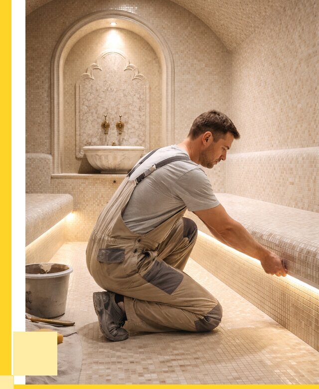 Отделка хамамов под ключ в Сарапуле от 5678 р. | ЭриданСрл