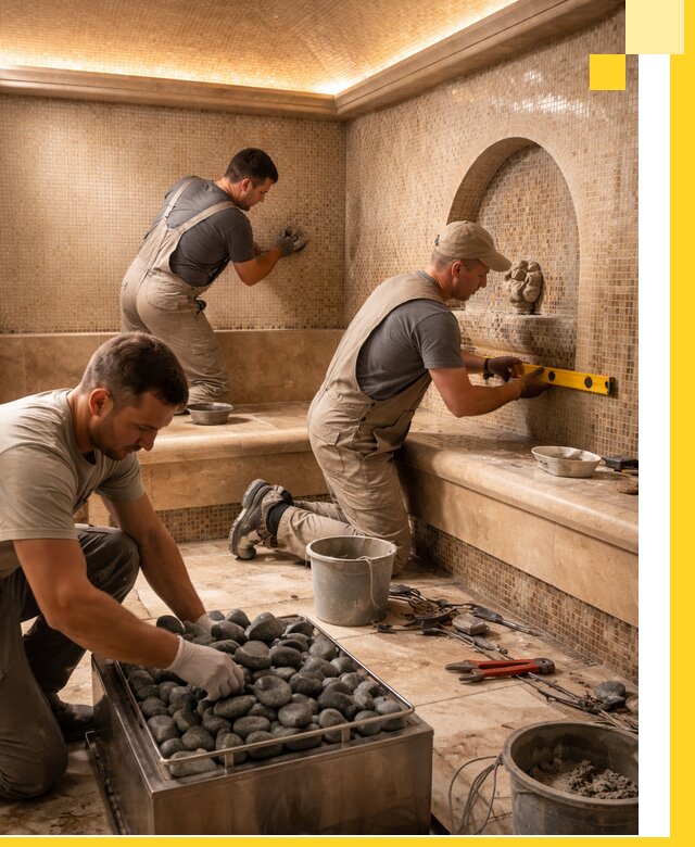 Проектирование и строительство хамама и сауны в Сарапуле