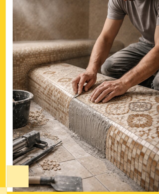 Плитка для хамама под ключ в Сарапуле от 3613 р. | ЭриданСрл