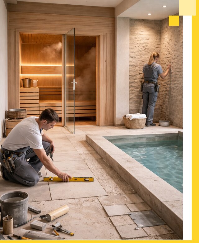 Комплексный дизайн и отделка интерьеров SPA под ключ в Сарапуле